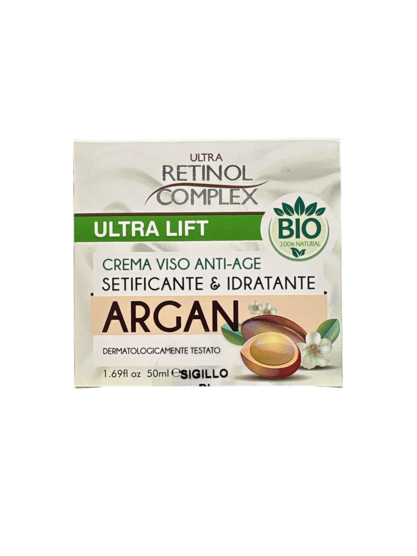 Retinol complex crema visto antirughe giorno argan