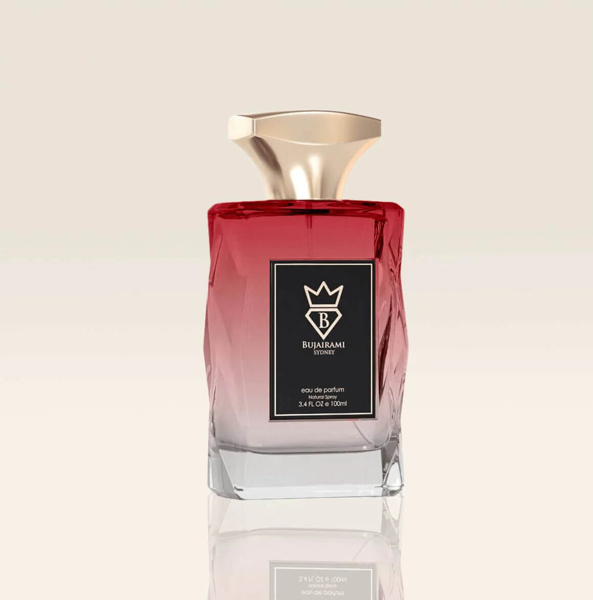 BUJAIRAMI RED STATIC 100ML-Rouge Trafalgar-ciliegia e pepe rosa; rosa bulgara e rosa turca;frutti rossi.