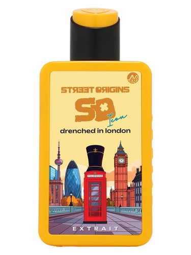 DRENCHED IN LONDON STREET ORIGINS EXTRAIT 75ML-Bergamot i Limon; Angelika, Jaśmin i Róża;Sandalowiec, Bursztyn, Musk i Musk roślinny.
