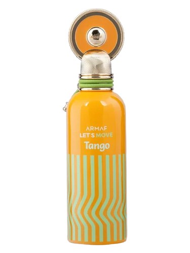 ARMAF LET'S MOVE TANGO-Bergamot;Nuty słoneczne, Frangipani, Migdał, Wiśnia i Piękność; Wanilia, Nuty drzewne, Paczuli i Musk.