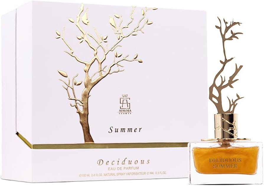 DECIDUOUS SUMMER AURORA SCENTS 100ML-Frutti Esotici, Cocco e Tangerino; Ylang Ylang, Davana e Gelsomino Sambac; Vaniglia, Muschio e Foglia di Patchouli Indonesiano.