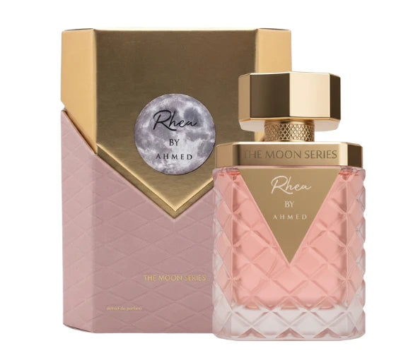 RHEA AHMED AL MAGHRIBI EXTRAIT 100ML-Czarna porzeczka, Jabłko i Pitahaya; Konwalia, Magnolia i Jaśmin; Sandalowiec, Paczuli i Wanilia.
