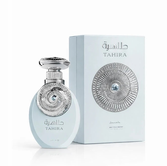 TAHIRA RIIFFS EXTRAIT 100ML- Owoc smoka, Migdał; Róża, Gardenia, Pralina; Paczuli, Fava Tonka i Wanilia.