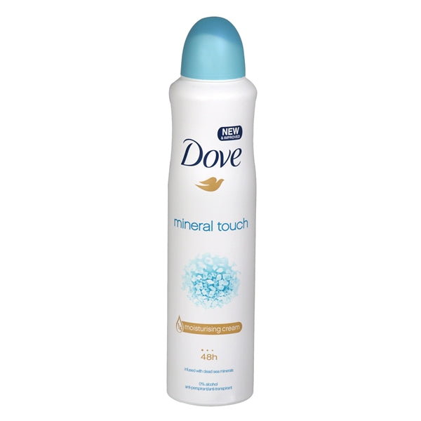 DOVE DEO SPRAY 250ML MINERAL TOUCH