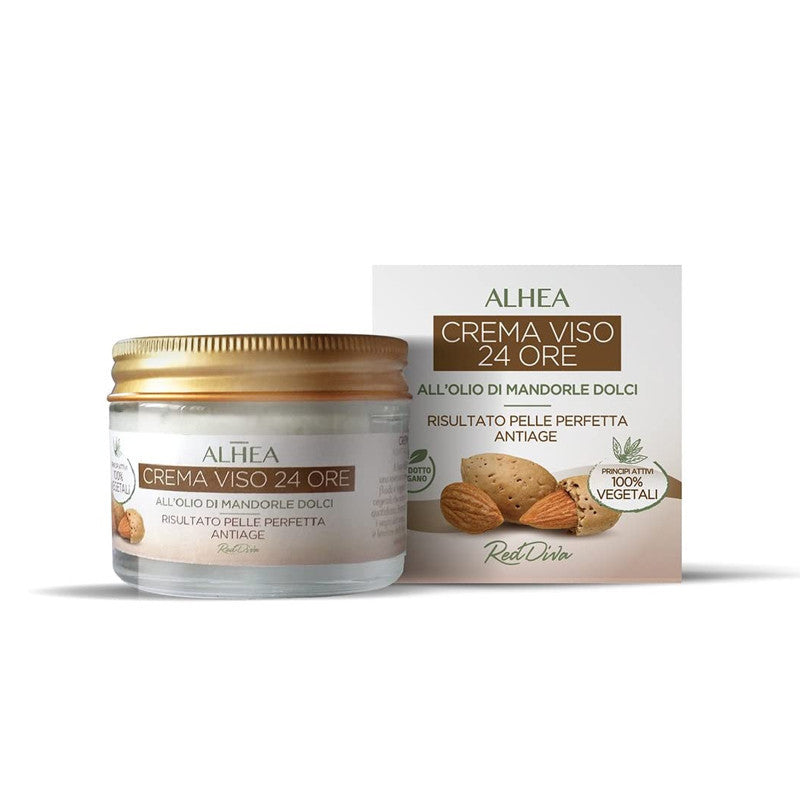 Alhea Crème Visage à l'Huile d'Amande Douce 50ml