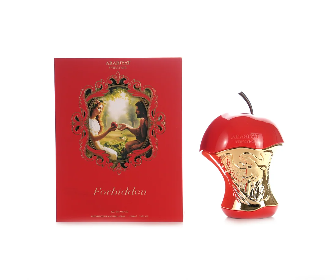 ARABIYAT PRESTIGE FORBIDDEN 100ML-cognac e mela;frutta candita e legno di cedro;zucchero e fava tonka.