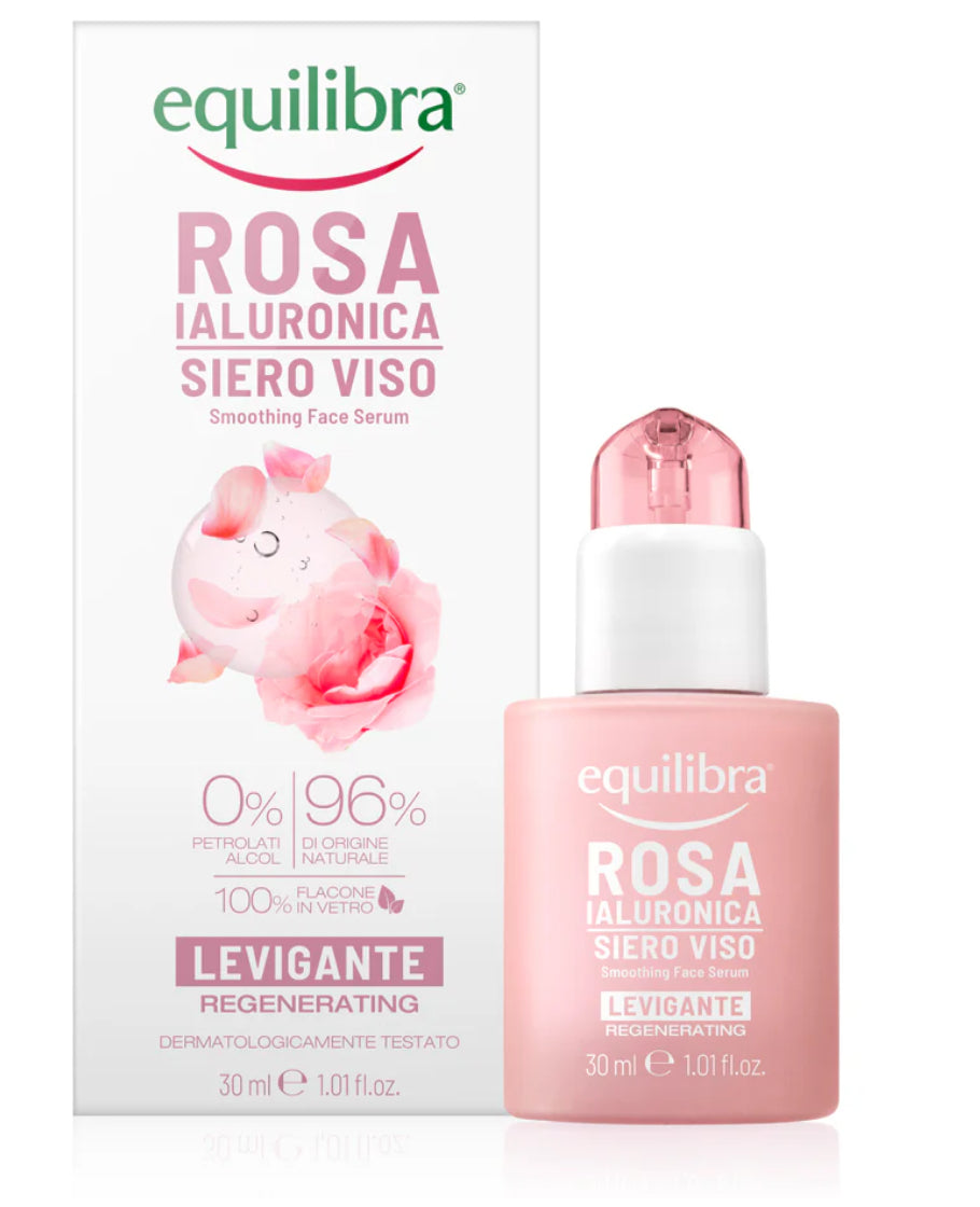 EQUILIBRA ROSA IALURONICA SIERO VISO LEVIGANTE 30 ML