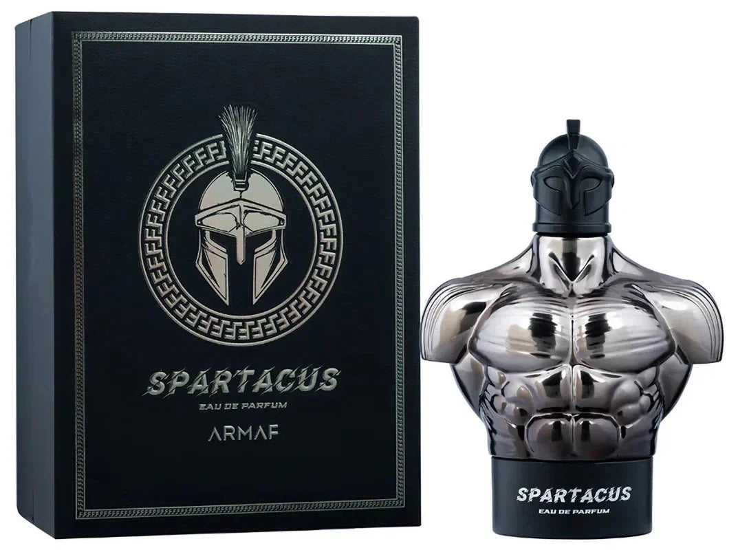 SPARTACUS ARMAF EDP 100ML-Kwiat Pomarańczy, Bergamotka, Kardamon, Cynamon i Śliwka;Wanilia Bourbon, Karmelizowany Migdał, Lawenda, Davana i Elemi;Drewno Guaiac, Fava Tonka, Patchouli, Labdanum, Benzoina, Pralina, Ambra i Piżmo.