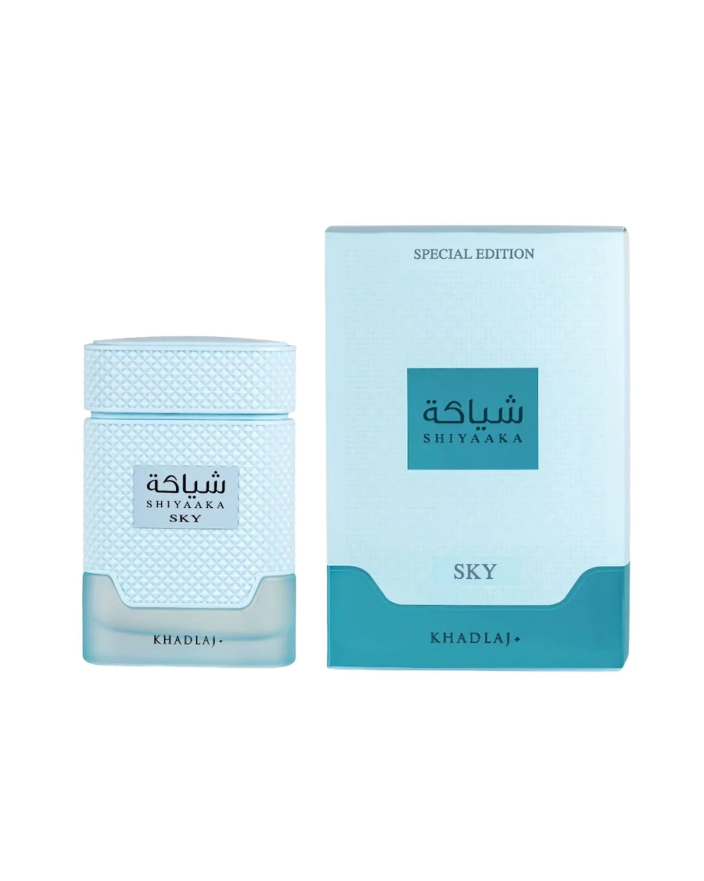 KHADLAJ SHIYAAKA SKY 100ML-Bergamotto, Mandarino e Verbena;Fiore d'Arancio, Accordo Verde, Geranio e Neroli;Sandalo, Ambroxan, Vetiver e Muschio.