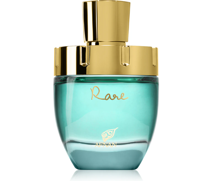 RARE AFNAN 100ML-rosa, gelsomino, ylang-ylang,legno di sandalo, vaniglia, muschio,caramello, zenzero, pepe rosa