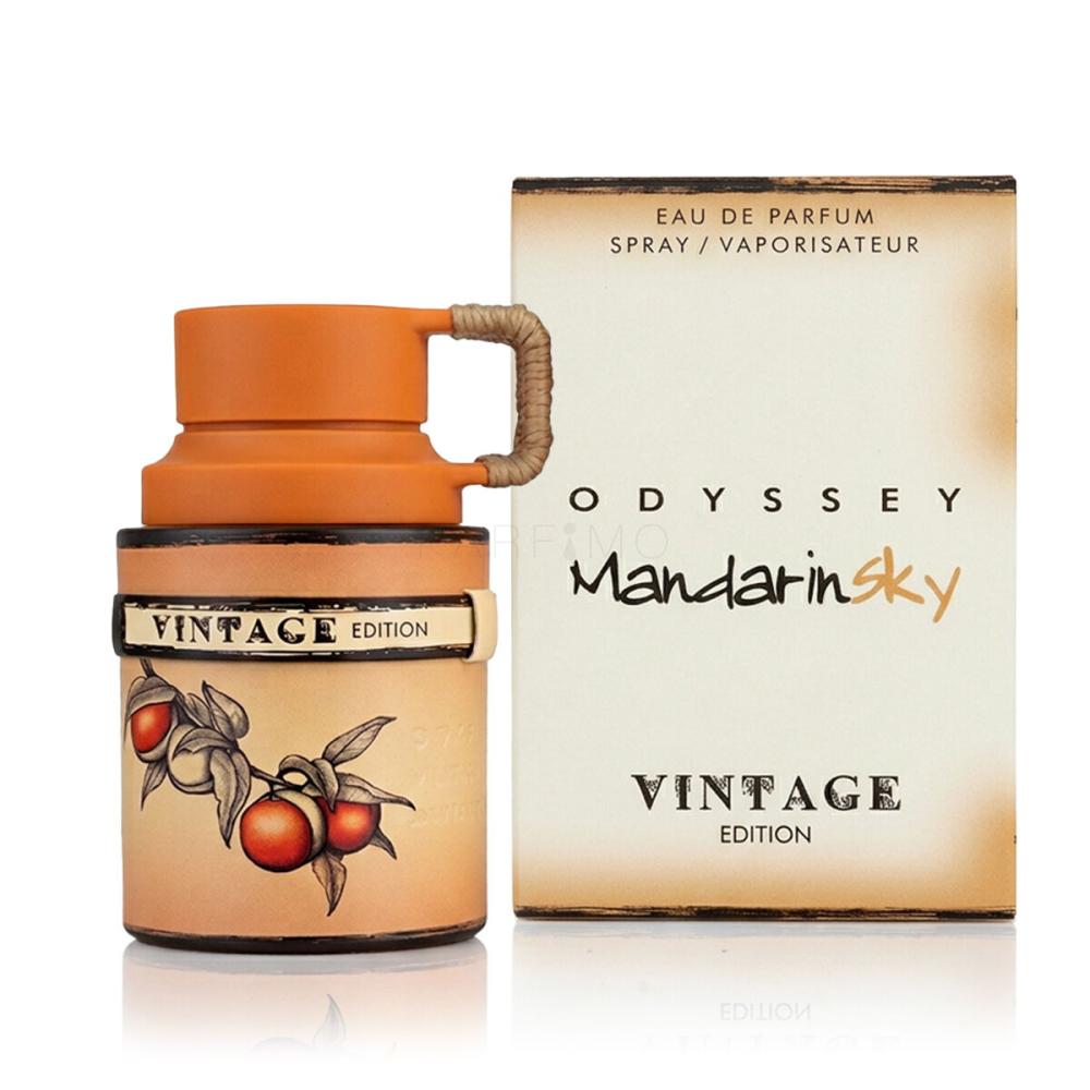 ODYSSEY MANDARIN SKY WERSJA VINTAGE ARMAF-Mandarino i Cytrusy; Przyprawy i Nuty Kwiatowe; Nuty Drzewne i Ambra.