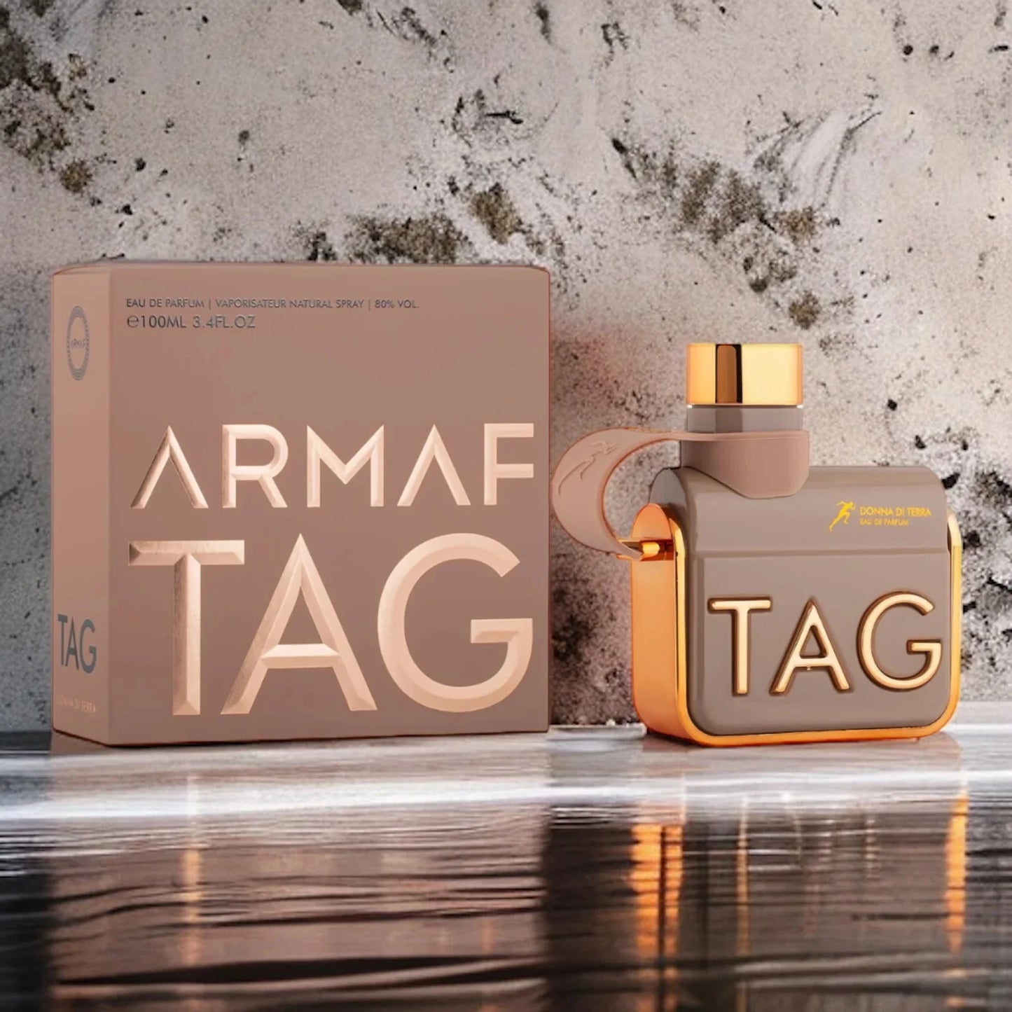 ARABSKI PERFUM TAG HER DONNA DI TERRA Różowy Pieprz i Cytrusy; Róża i Nuty Przyprawowe; Paczuli.