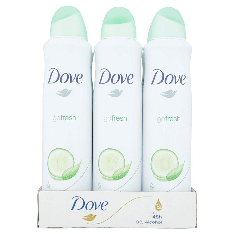 DOVE DEO SPRAY 250ML GO FRESH CUCUMBER