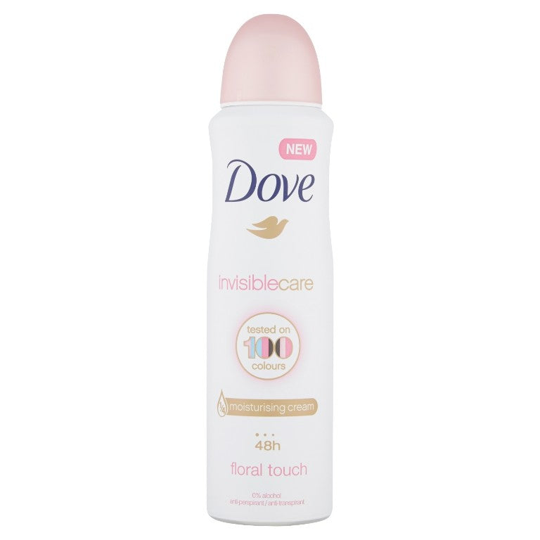 DOVE DEO SPRAY INVISIBLE CARE FLORAL 150ML