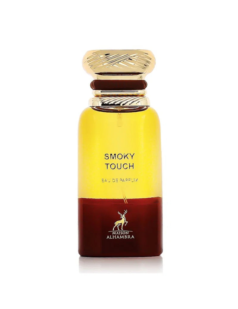 SMOKY TOUCH MAISON ALHAMBRA-Lampone, Zafferano, Timo,Olibano, Gelsomino,Cuoio, Pelle Scamosciata, Note Legnose, Ambra