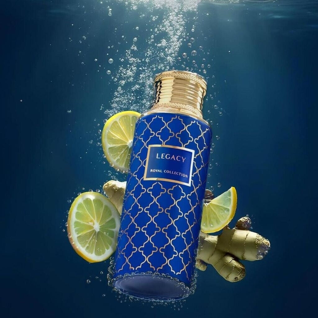 ARABSKI PERFUM LEGACY MAISON ASRAR- Gruszka, Imbir i Bergamotka; Jaśmin, Kwiat Pomarańczy i Nuty Drewniane, Piżmo, Ambra i Wanilia.