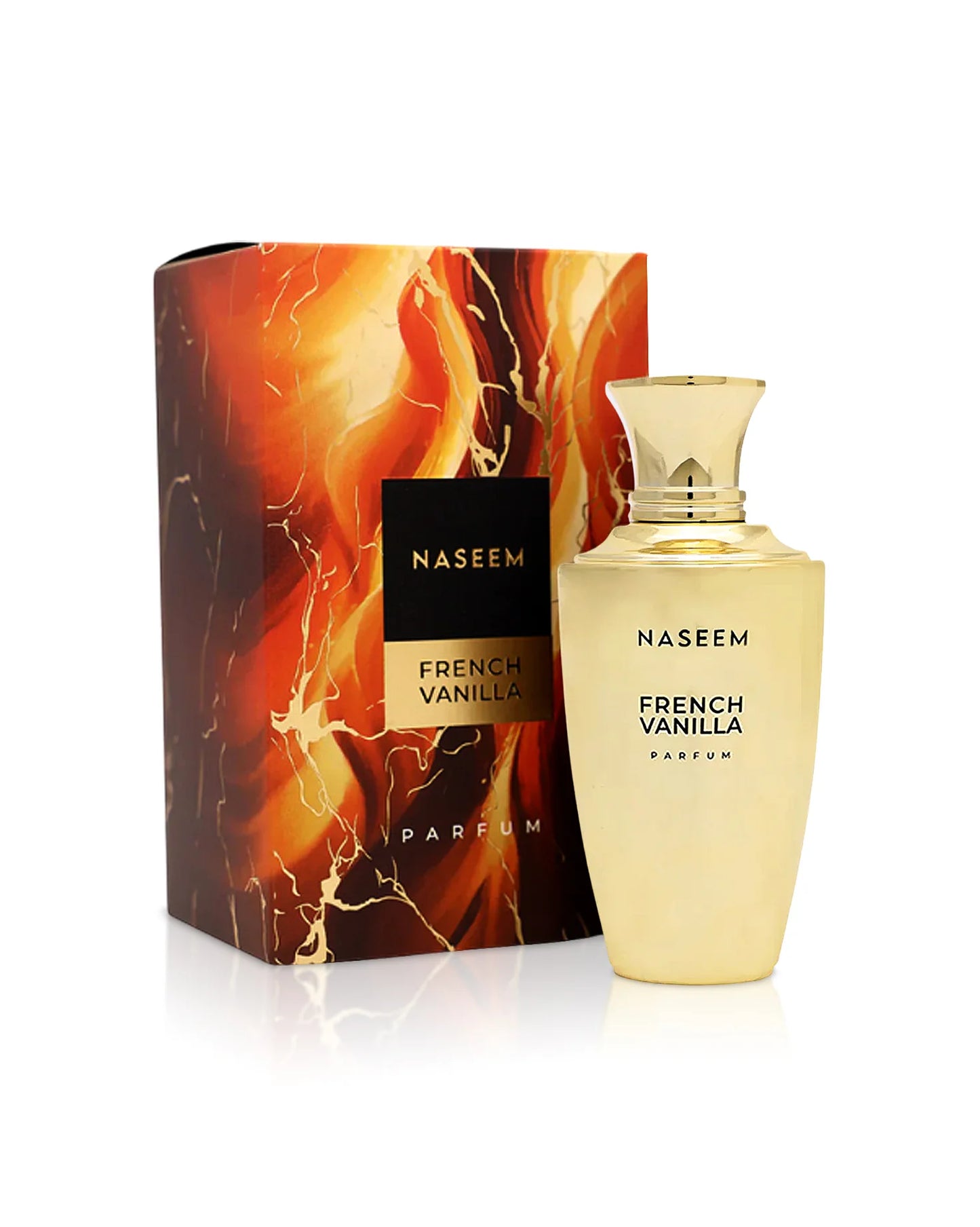 NASEEM FRENCH VANILLA Alcohol-Free 100ML-lawenda, bylica, bergamotka, kardamon, cynamon, kminek, konwalia, mięta zielona, piżmo, wanilia, drewno suche, benzoes.