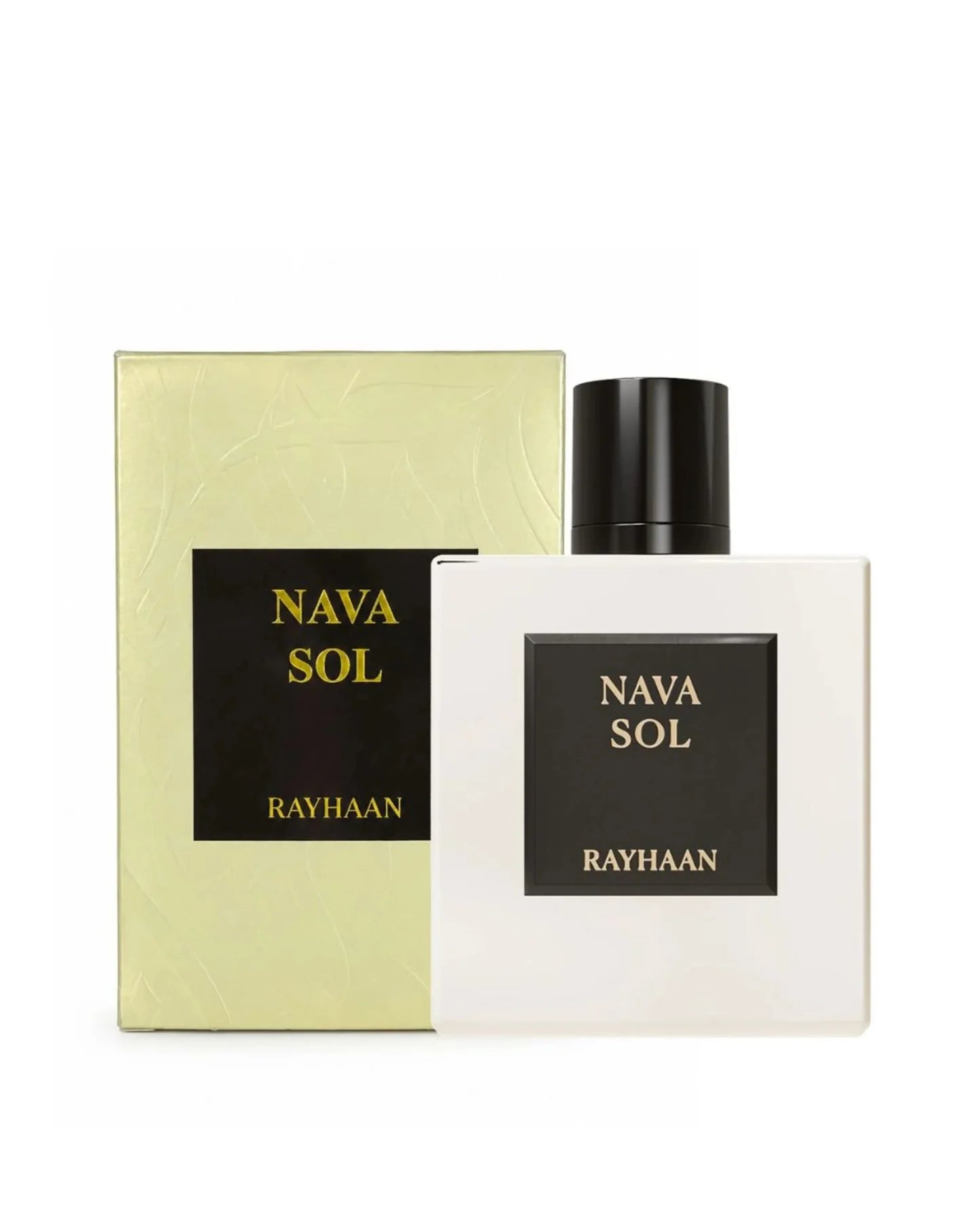 RAYHAAN NOVA SOL 100ML- Sapotiglia e Semi di Ambretta (Malva Muschiata);Sandalo, Magnolia e Violetta;Ambra Grigia, Legno di Cedro e Muschio.