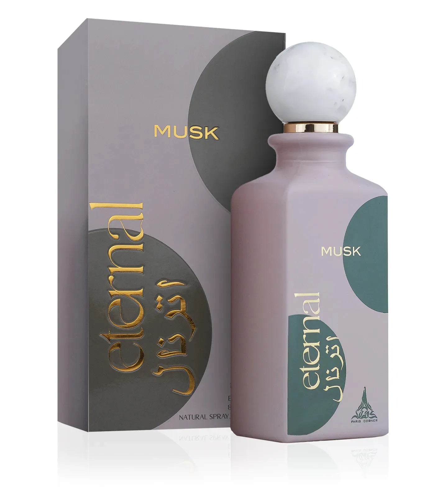 PARIS CORNER ETERNAL MUSK woda perfumowana - Cytrusy; nuta serca to Cyklamen; nuty bazy to Nuty Talkowe, Piżmo, Nuty Drzewne i Bursztyn.