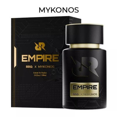 MYKONOS EMPIRE EXTRAIT 100ML- Mandarino, Frutti Tropicali, Bergamotto e Lime; Arancia di Sicilia, Acqua di Cocco, Gelsomino e Zenzero;Fava Tonka, Muschio Bianco e Patchouli.