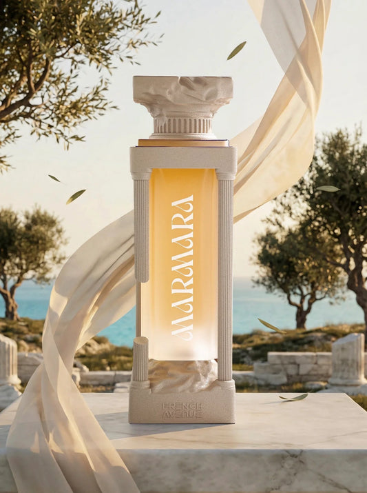 PROFUMO ARABO MARMARA FRENCH AVENUE- Pepe Nero, Bergamotto e Zafferano; Ambroxan, Legno di Cashmere e Note Talcate;Muschio e Sandalo Bianco.