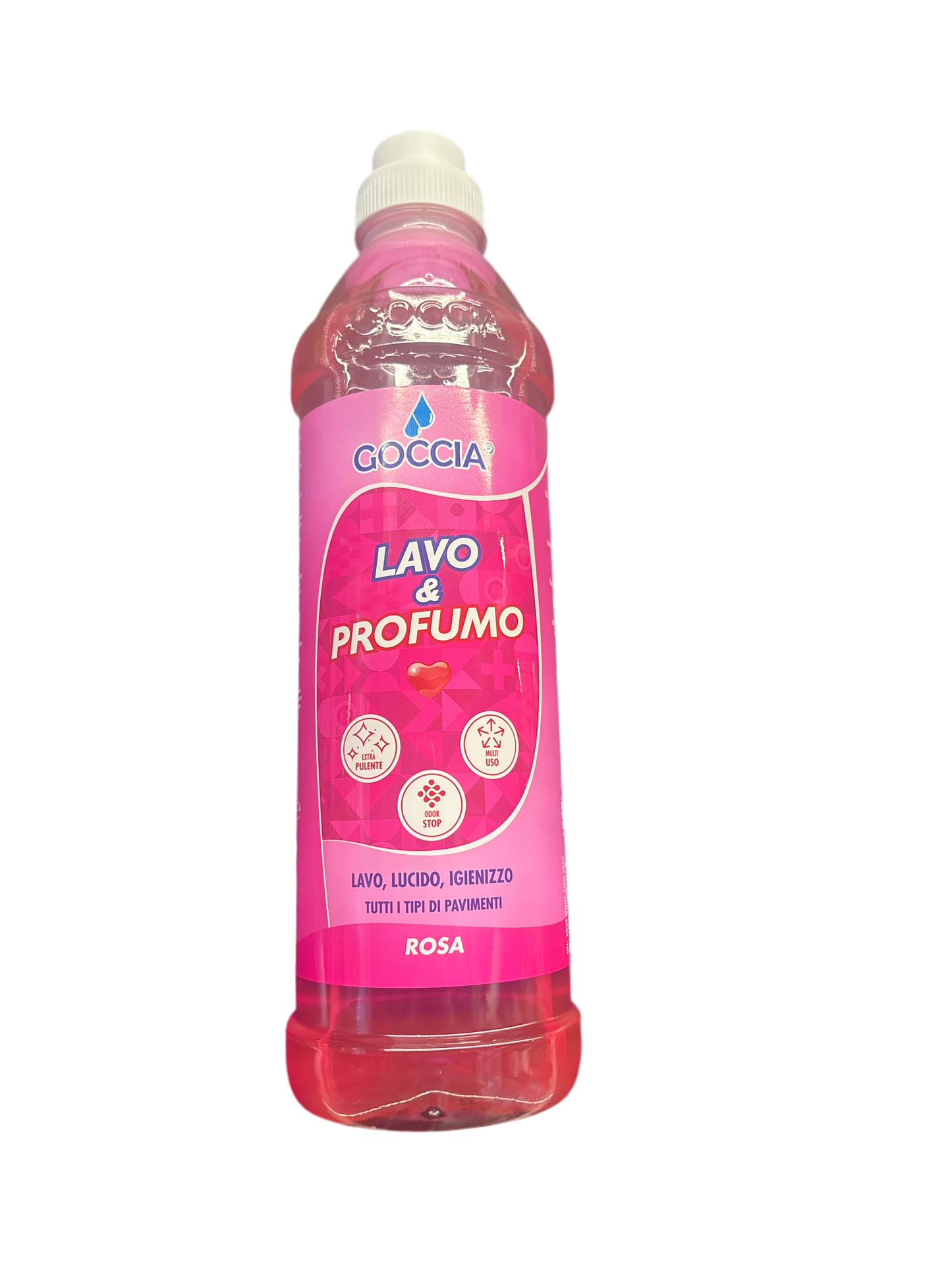 Goccia Lavo e Profumo Lava pavimenti  Rosa