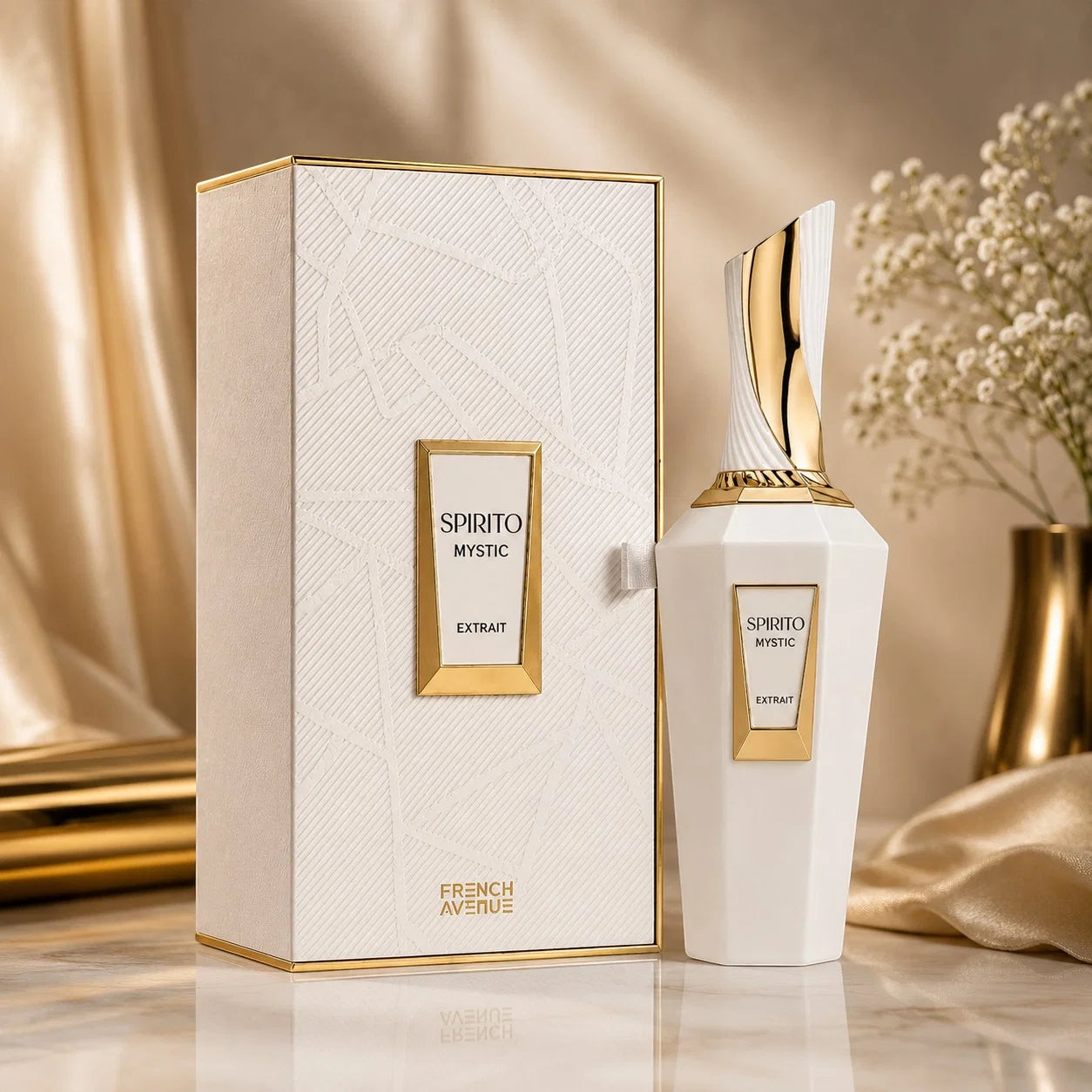 FRENCH AVENUE SPIRITO MYSTIC EXTRAIT 100ml-Rosa, Cardamomo e Bergamotto; Note Talcate, Fava Tonka e Sandalo;Vaniglia, Muschio e Patchouli.