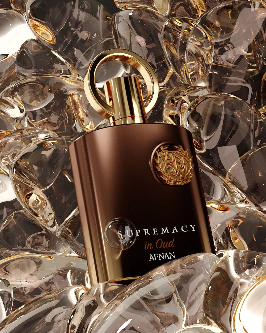 AFNAN SUPREMACY IN OUD EXTRAIT 100ML-gemello di oud for greatness-Zafferano, Noce Moscata e Lavanda;Legno di Agar (Oud) e Dolciumi; Patchouli e Muschio.
