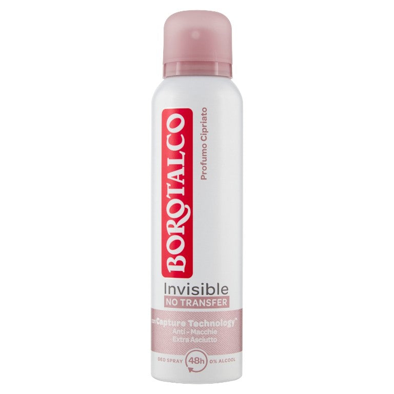 BOROTALCO DEZODORANT SPRAY NIEWIDZIALNY RÓŻOWY