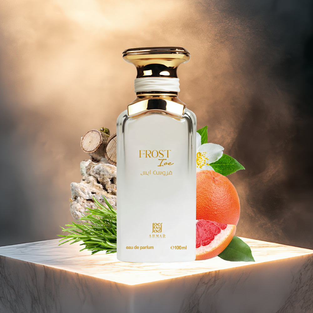 FROST ICE AHMED AL MAGHRIBI EXTRAIT 100ML-Arbuz, Mandarynka, Nuty Morskie i Grapefruit;Jaśmin i Rozmaryn;Nuty Leśne, Ambra Szara, Mchy Roślinne i Paczuli.