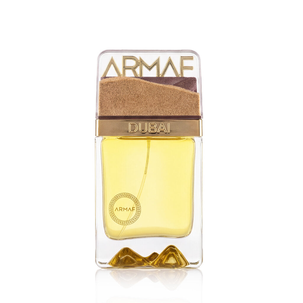 DUNESCAPE DUBAI ARMAF EXTRAIT 100ML- czerwona pomarańcza, bergamotka, mandaryn, cytryna, imbir, szałwia i jałowiec; nuty ozonowe, cashmeran, geranium, jabłko i róża; piżmo, ambra i sandał.