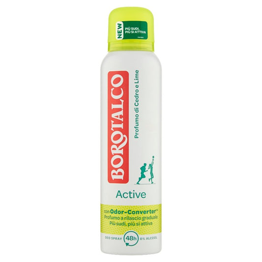 BOROTALCO DEO SPRAY ACTIVE GIALLO ML.150