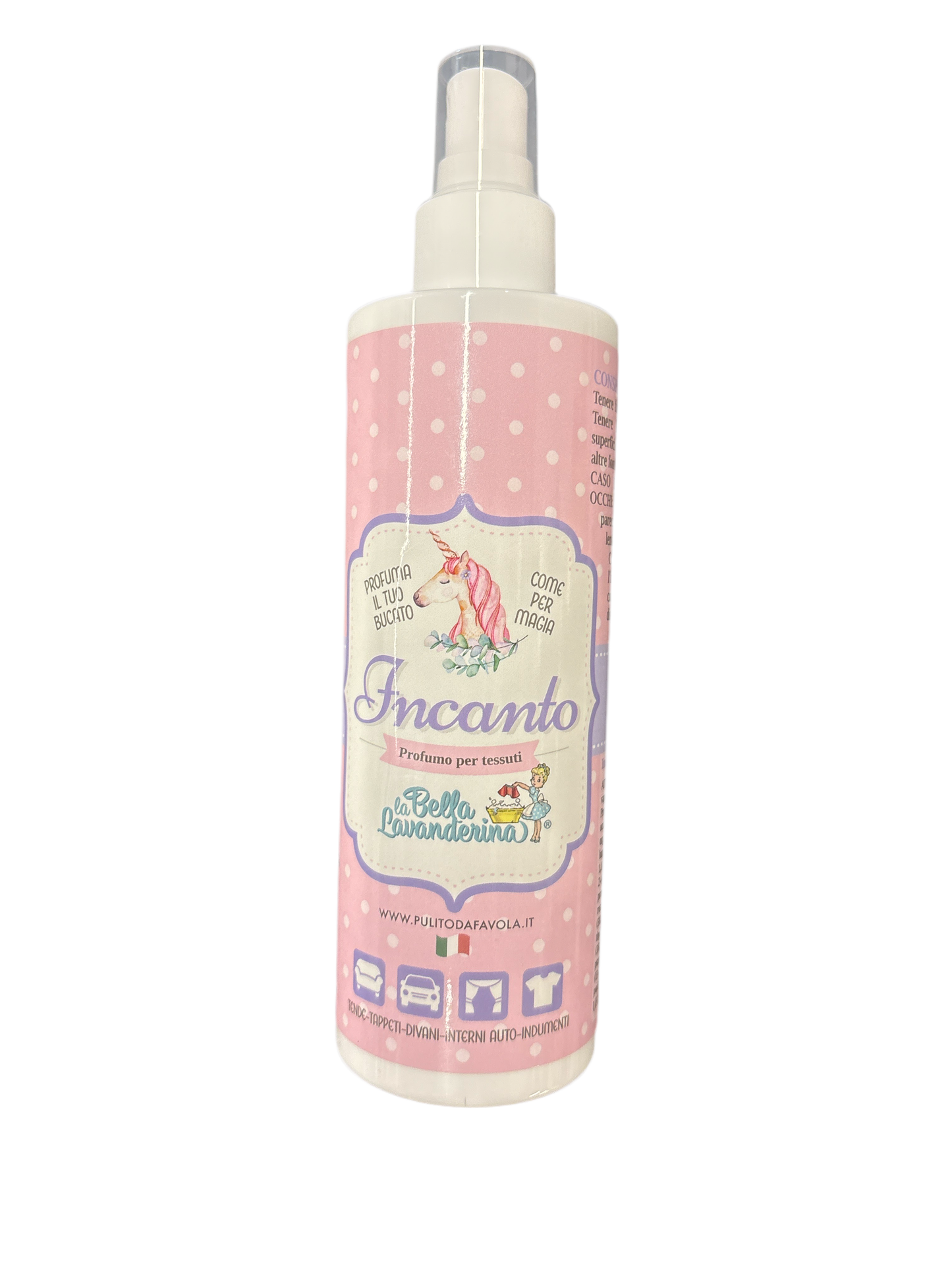 La bella lavanderina incanto  spray per tessuti 250ml