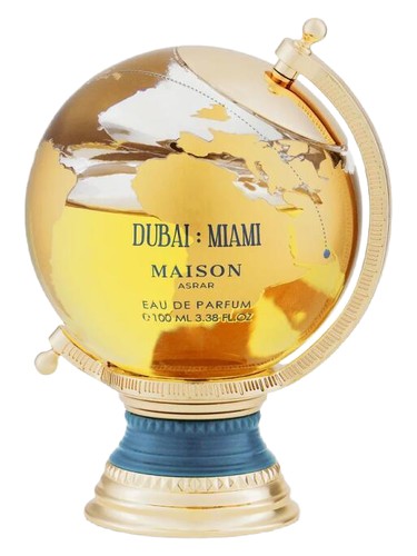 MAISON ASRAR DUBAI MIAMI EDP 100ML-Bergamotto, Limone, Pera e Prugna; Mughetto, Caramello e Rosa; Muschio Bianco e Vaniglia.