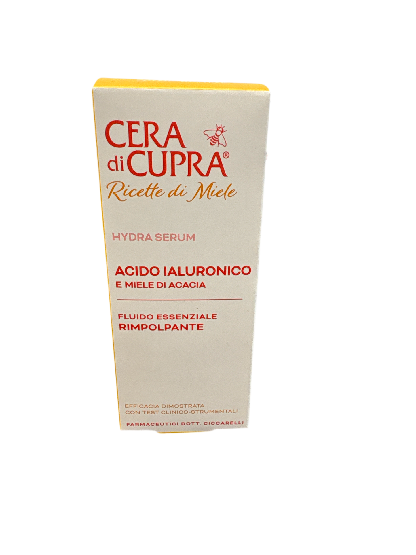 Cera di Cupra siero viso acido ialuronico