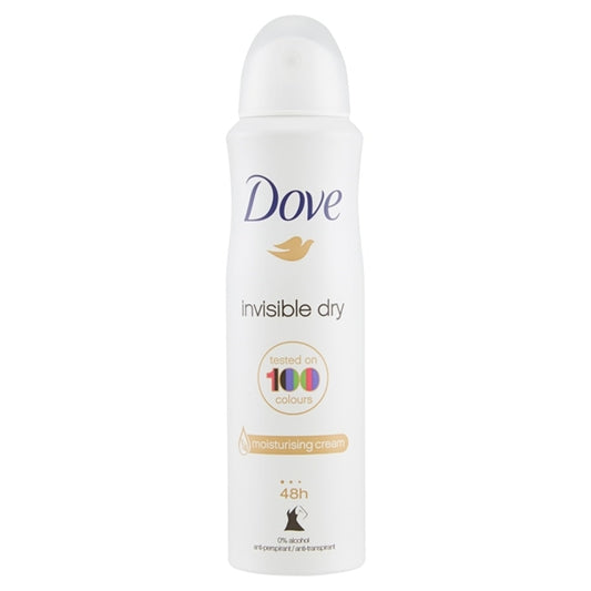 DOVE DEO SPRAY 250ML INVISIBLE