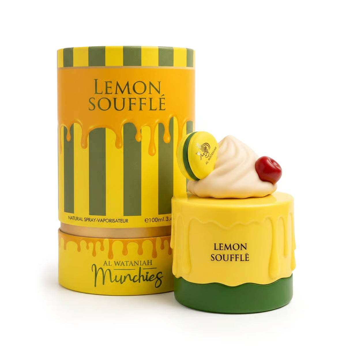 Munchies Lemon Souffle Al Wataniah EDP 100ML-Note Fruttate e Limone; Lampone e Fresia;Vaniglia e Muschio.