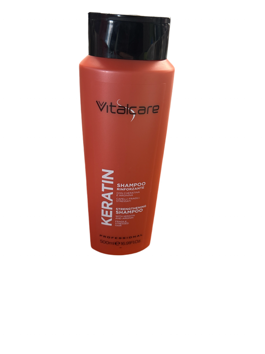 Shampoo Vitalcare Keratin shampoo rinforzante 500ml