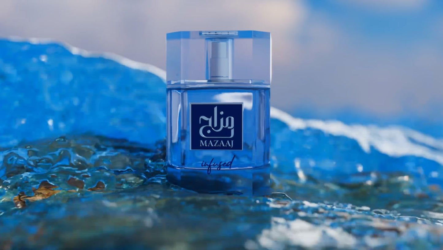 MAZAAJ ZIMAYA EDP 100 ML-BLIŹNIAK IMMAGINATION-Cedr, Bergamotka i Pomarańcza; Imbir i Neroli; Ambroxan, Olibanum i Nuty Drzewne.