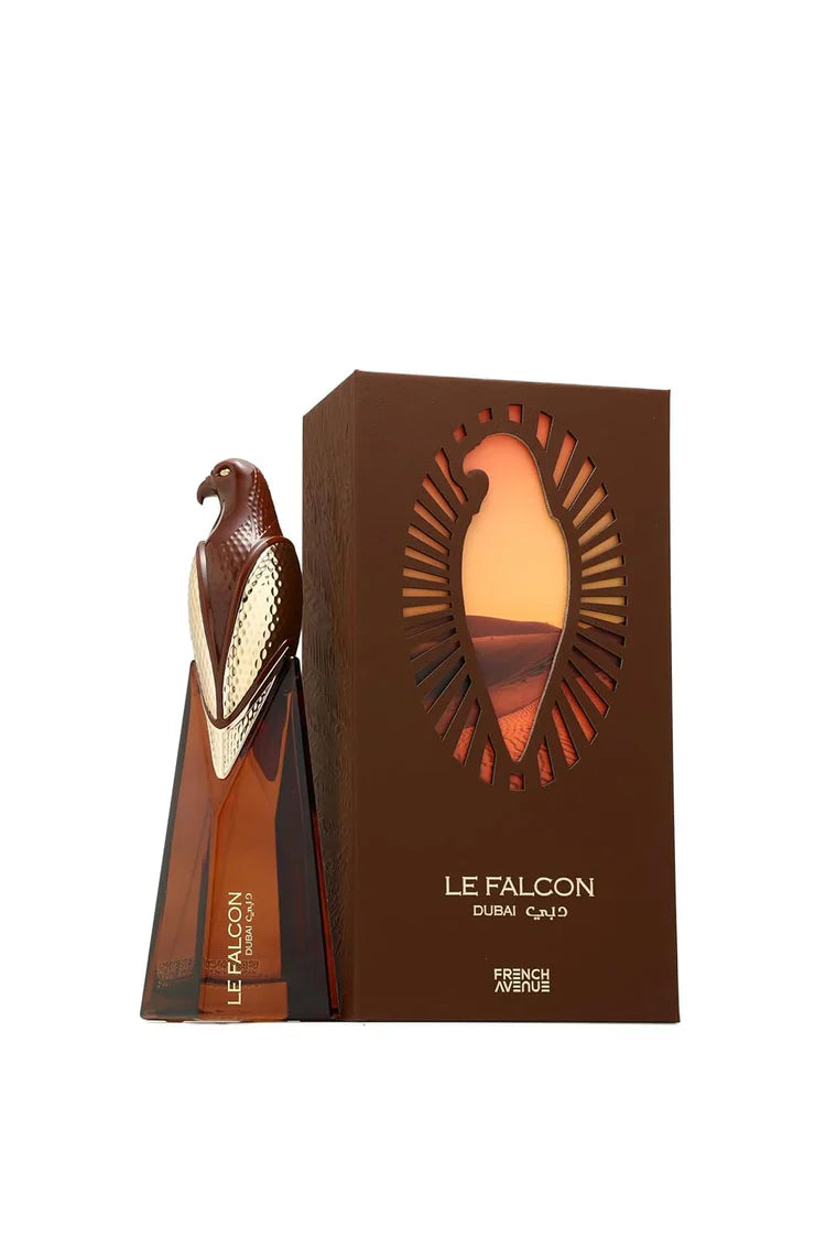 LE FALCON DUBAI FRENCH AVENUE EXTRAIT 100ML-Pepe rosa, Zafferano,Artemisia, Mahonial™,Incenso, Mysitkal™, Legno di cedro, Akigalawood