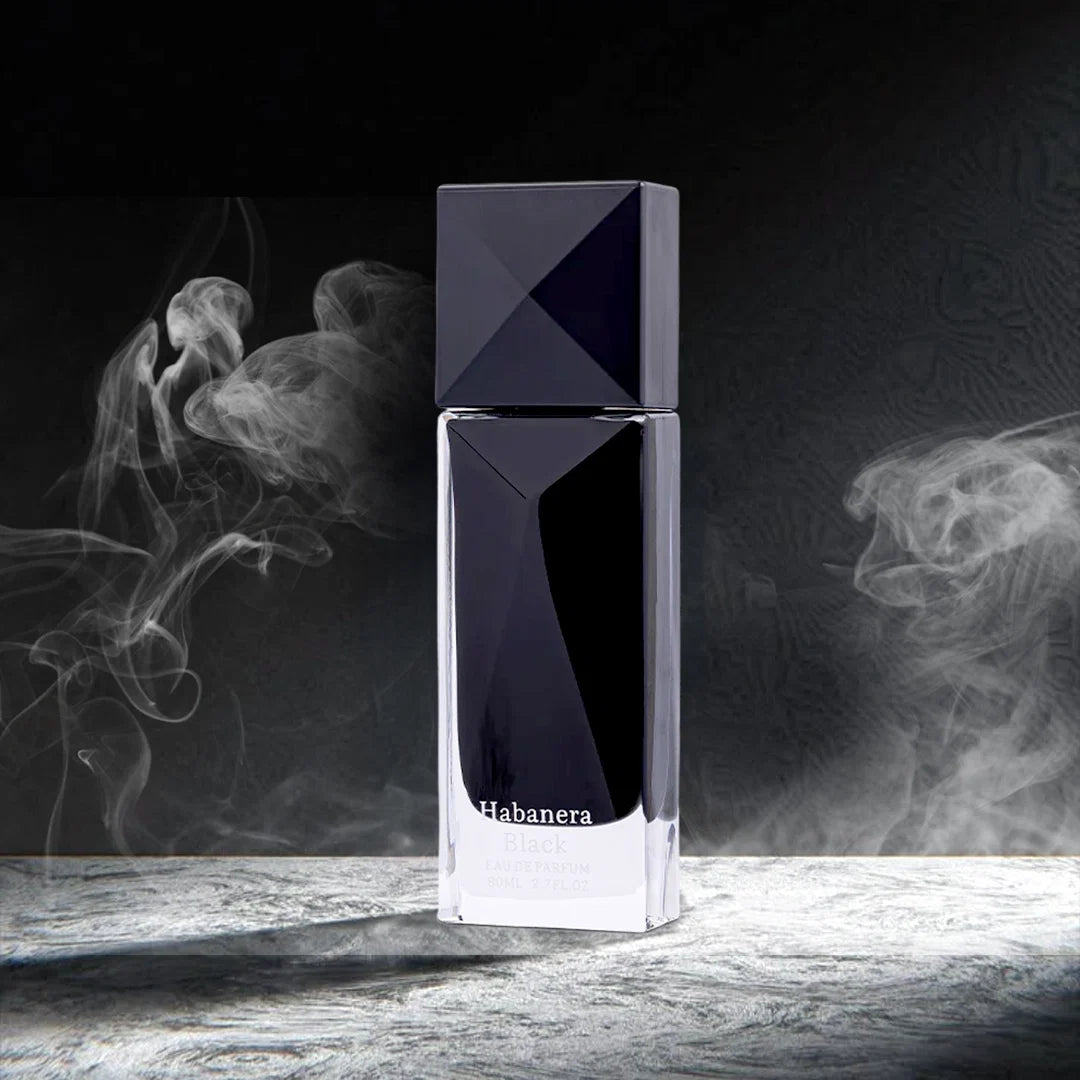 HABANERA BLACK AURORA SCENTS 80ML-Pompelmo, Zenzero, Ribes Nero, Mandarino e Bergamotto;Legno di Cedro, Gelsomino, Iris e Rosa;Muschio, Fava Tonka, Vetiver, Sandalo e Ambra