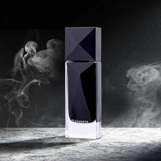 HABANERA BLACK AURORA SCENTS 80ML-Pompelmo, Zenzero, Ribes Nero, Mandarino e Bergamotto;Legno di Cedro, Gelsomino, Iris e Rosa;Muschio, Fava Tonka, Vetiver, Sandalo e Ambra