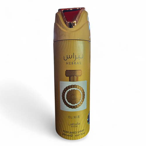 LATTAFA SPRAY DEZODORANTOWY BODY NEBRAS ELIXIR 200ML.