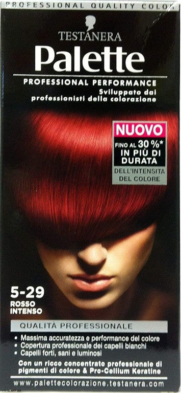 PALETTE ROSSO INTENSO 5-29 ML.