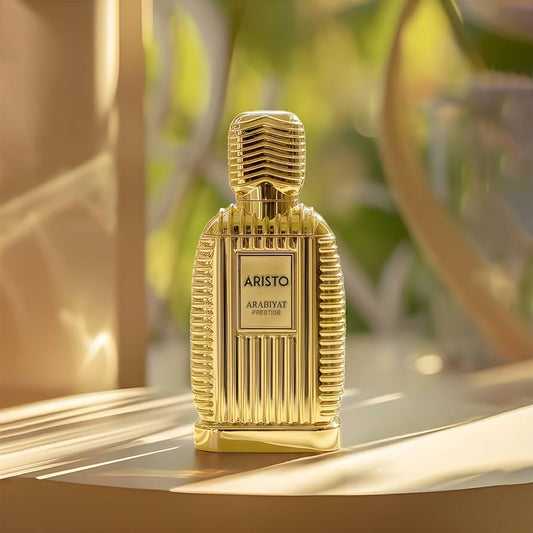 ARABIYAT PRESTIGE ARISTO 100ML-Fiore di Zenzero, Mandarino, Arancia e Limone;Gelsomino, Patchouli e Magnolia;Vaniglia, Muschio e Sandalo.