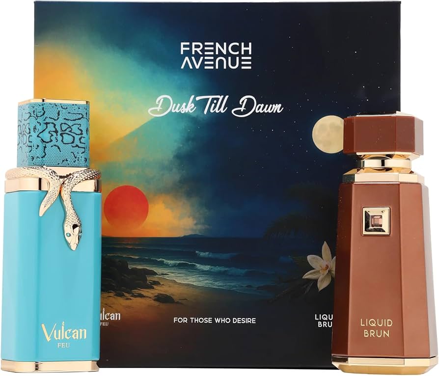 DUSK TILL DAWN VULCAN FEU+LIQUID BRUN FRENCH AVENUE 100ML X2