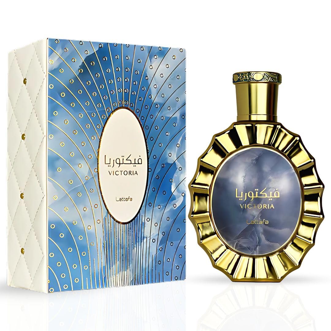 Perfumy Arabskie Victoria - Beza cytrynowa; nuta serca to Neroli; nuta bazy to Wanilia.