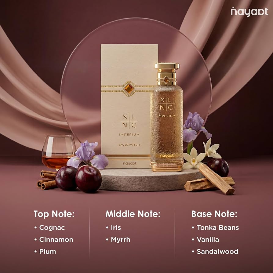 ORIENTICA NAYAAT IMPERIUM 200ML-Cognac, Cannella e Prugna; Mirra e Iris; Fava Tonka, Sandalo e Vaniglia.