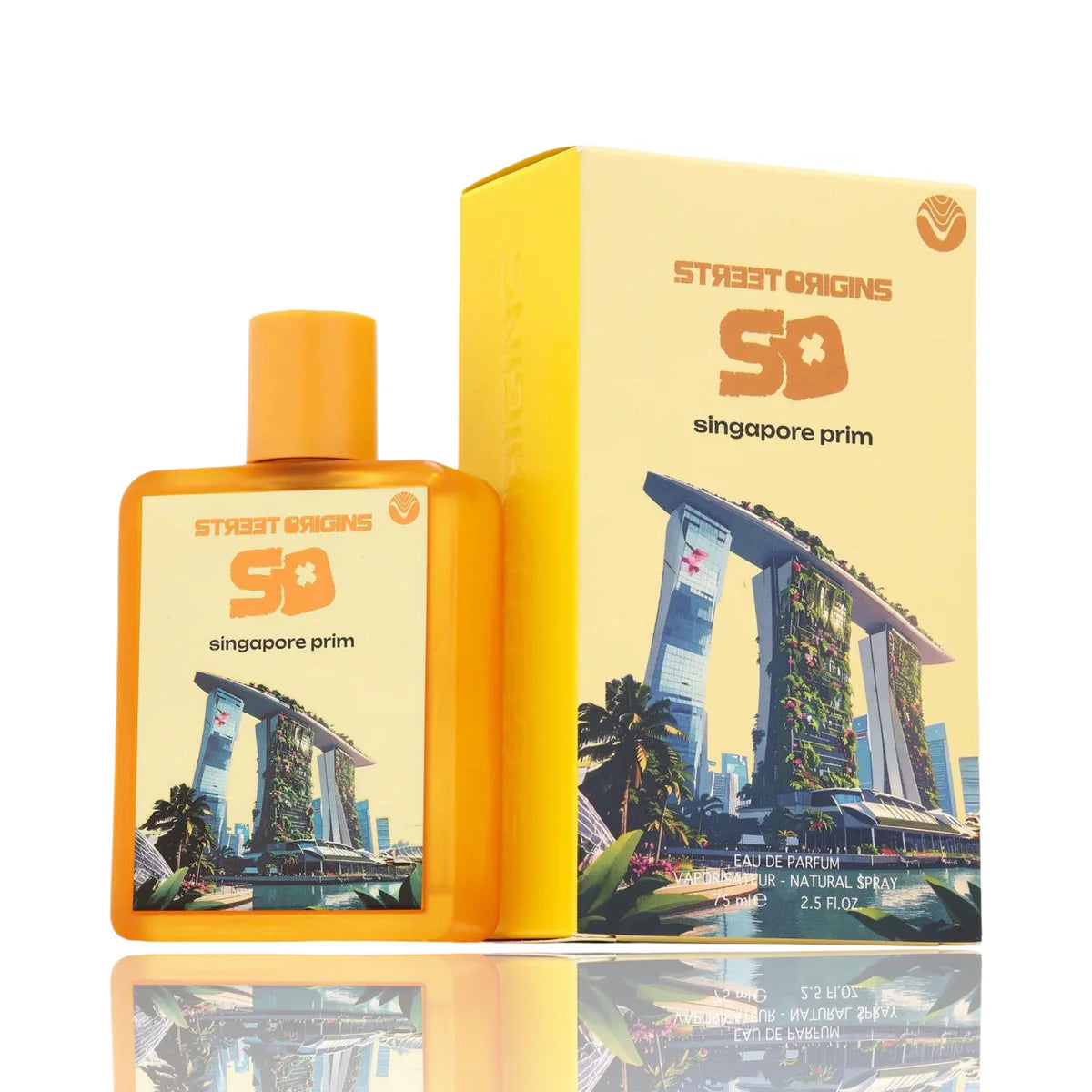 SINGAPORE PRIM STREET ORIGINS EDP 75ML-Osmanto, Bergamotto e Tè;Fiore d'Arancio, Orchidea Bamboo, Fresia e Rosa; Patchouli, Vaniglia e Muschio.