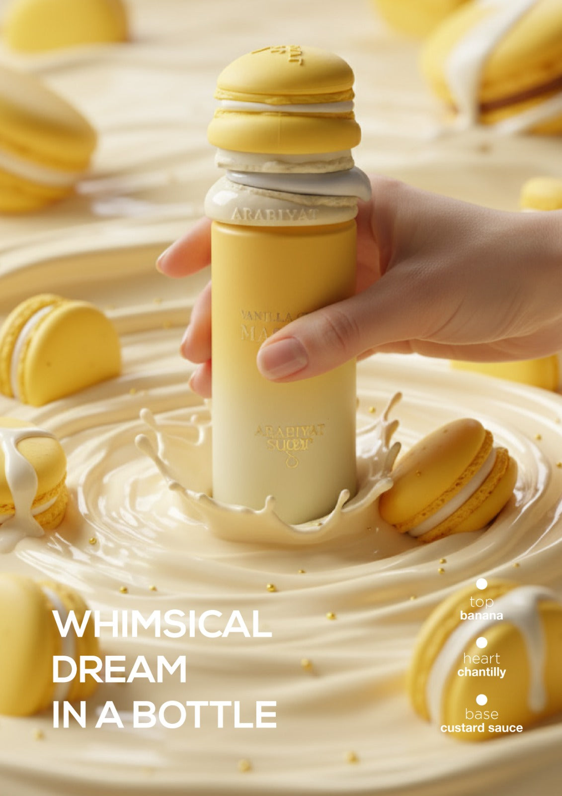 PERFUM WANILIOWY ŚMIETANKOWY MAKARON ARABIYAT SUGAR